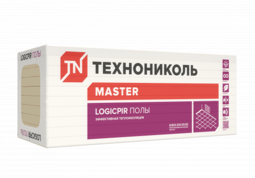 Утеплитель Технониколь LOGICPIR Полы Г4 20х600х1200