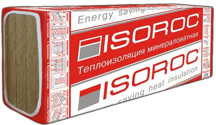 Утеплитель ISOROC Изофас -110, -140 1000х600х80 мм