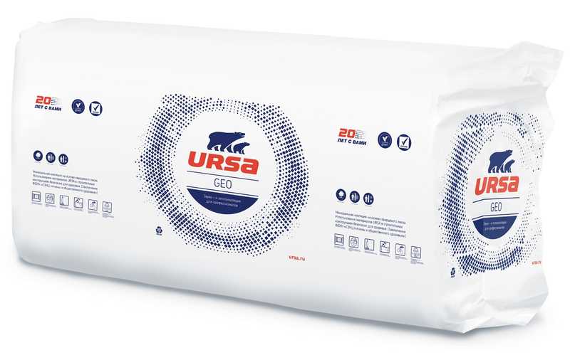 Утеплитель Ursa Geo П-15 100х610х1250